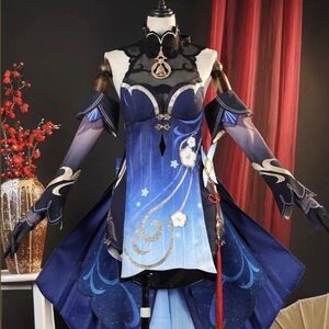 Genshin Impact Ganyu Twilight Blossom Skin Cosplay Costume